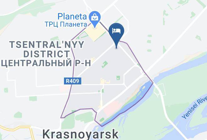 Krasnoyarsk - Otel' Poliart Park Maps