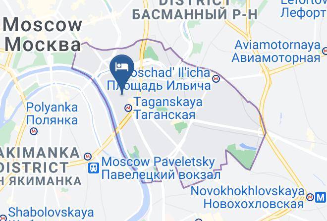 Moscow - Otel' Restoran Langust Maps