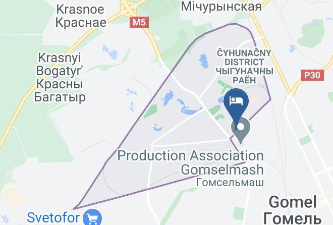 Gomel - Otel' Restoran Sergeyevskiy Maps
