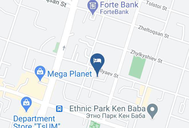Shymkent - Otel Rose Maps