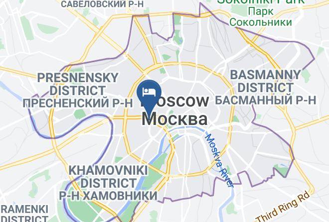 Moscow - Otel' Russo Balt Maps