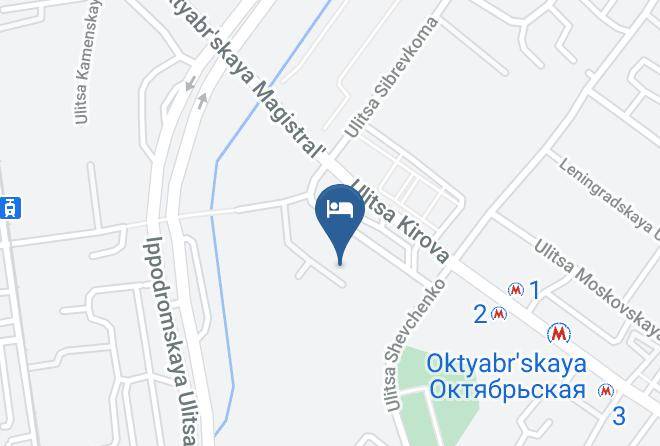 Otel' Sadovaya 19 Map