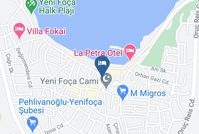 Foca - Otel Safran Palas Maps