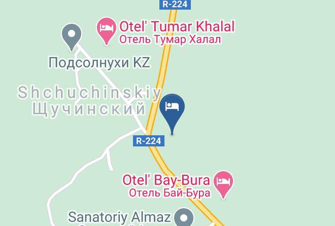 Burabay District - Otel' Samal Maps
