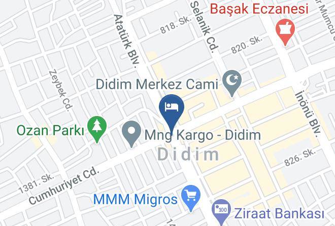 Didim - Otel Sancar Kardia Maps