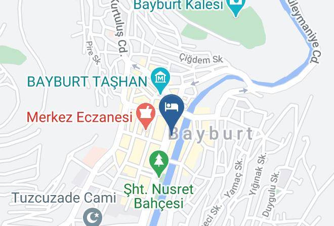 Bayburt Seyhheyran - Otel Saracoglu Maps