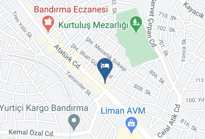 Bandirma - Otel Sarenis City Maps