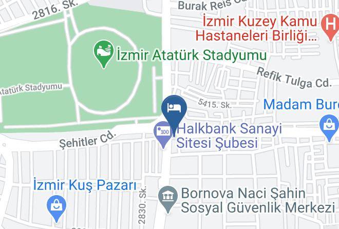 Bornova - Otel Olimpiyat Maps