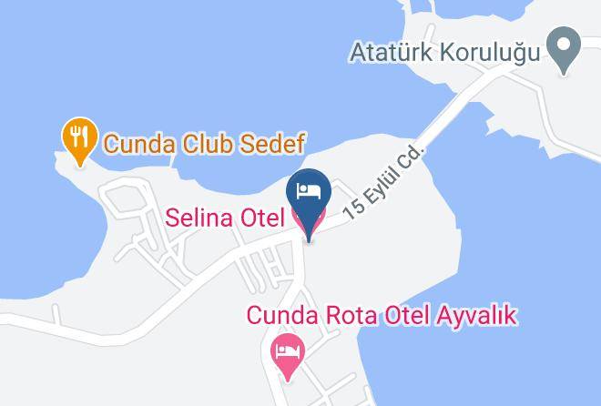 Ayvalik - Selina Otel Maps