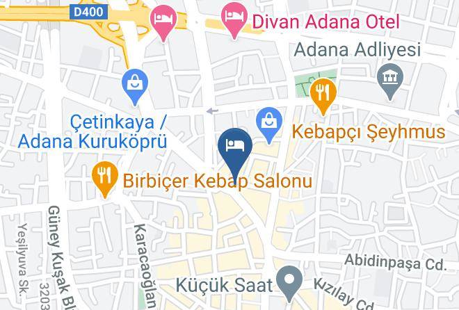 Seyhan - Otel Senbayrak City Maps