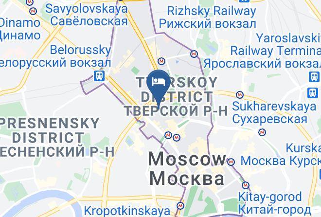 Moscow - Otel' Skver Tverskaya Maps