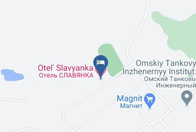 Omsk - Otel' Slavyanka Maps