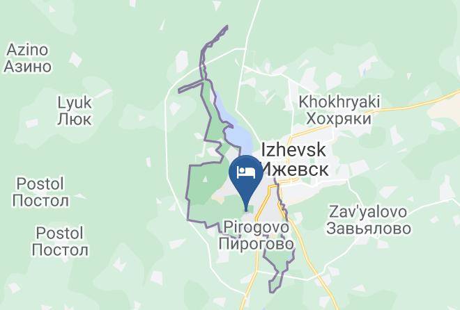 Izhevsk - Otel' Solnechnyy Maps