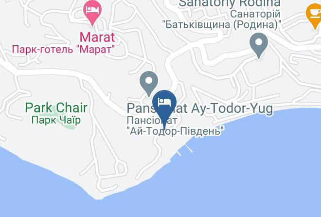 Yalta - Otel' Sosnovaya Roshcha Maps