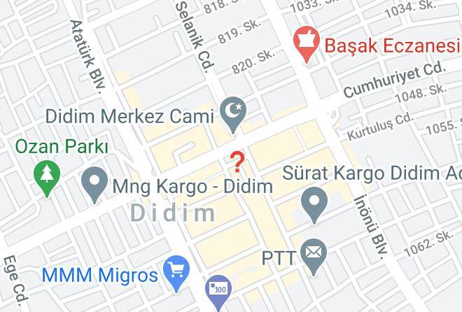 Didim - Otel Subasi Maps