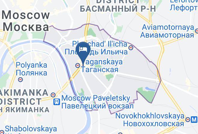 Moscow - Otel' Taganka Maps