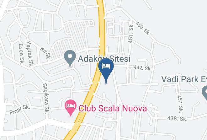 Kusadasi - Otel Tatlises Maps