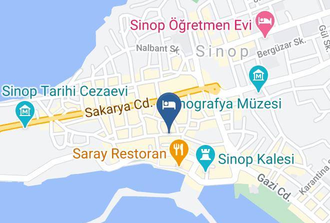 Sinop Meydan Kapi - Otel Tersane Maps