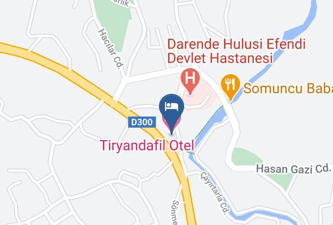 Darende - Tiryandafil Otel Maps
