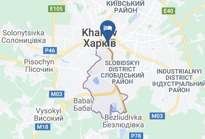 Kharkiv - Otel Tsarytsynskyy Maps