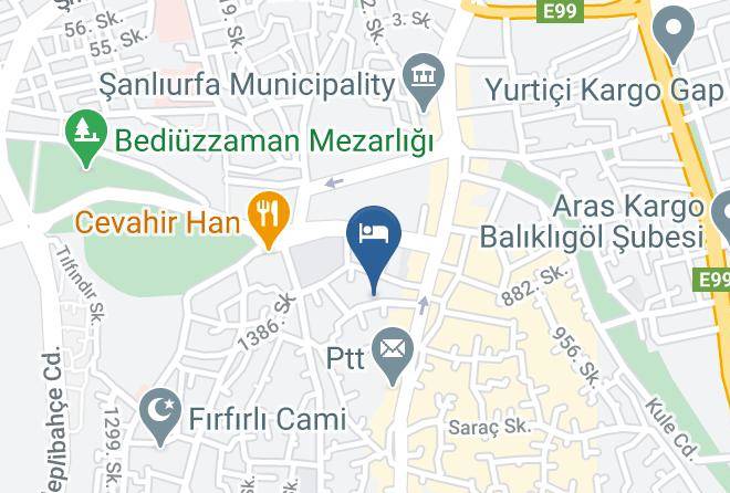Eyyubiye - Urhay Hotel Maps
