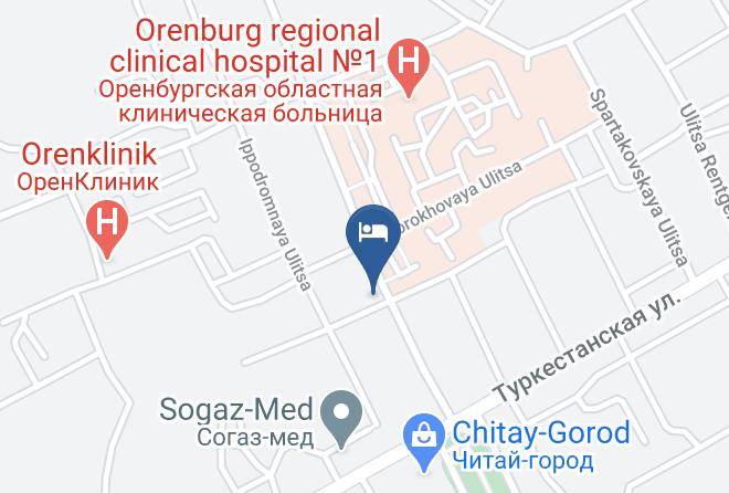 Orenburg - Otel' Usad'ba Maps