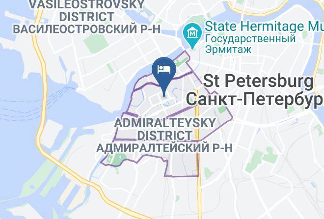Saint Petersburg - Otel' V Admiralteyskom Rayone Maps