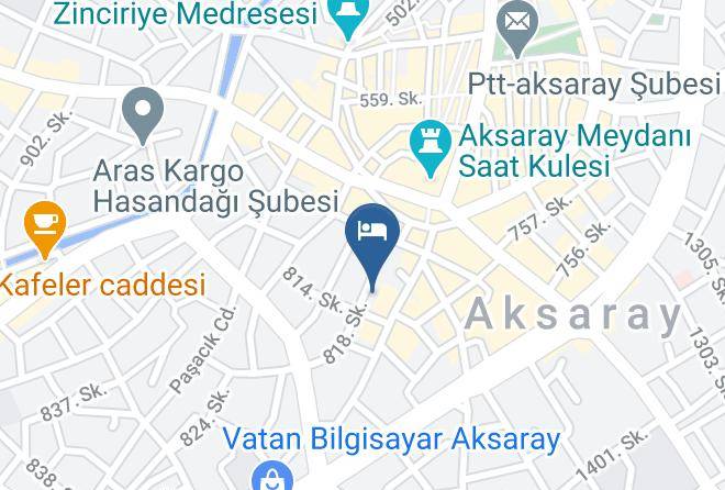Aksaray Taspazar - Otel Vadi Maps