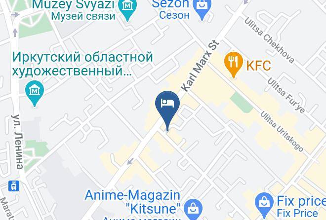 Irkutsk - Otel' Viktoriya Maps