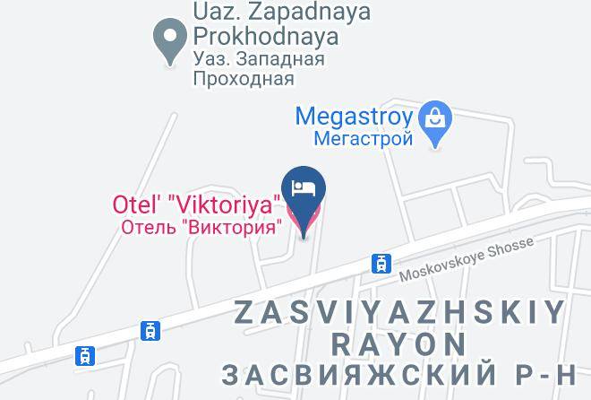 Otel' Viktoriya Map