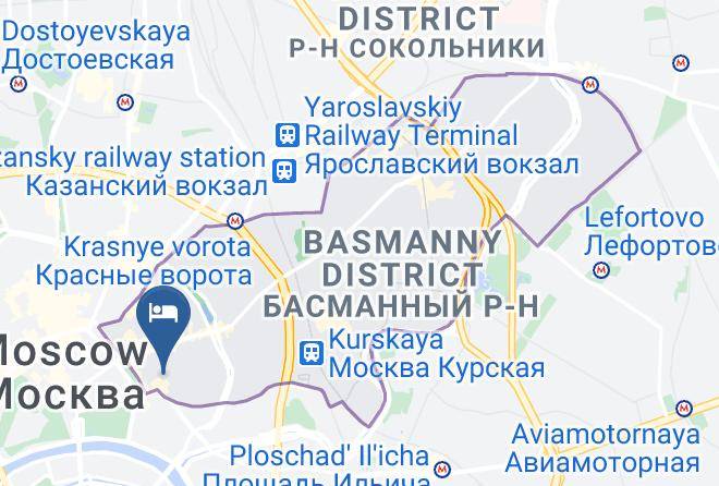 Moscow - Otel' Vizavi Maps