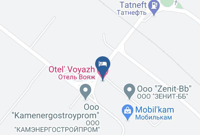 Nizhnekamsky District - Otel' Voyazh Maps