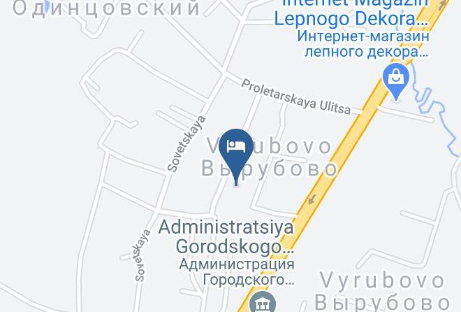 Odintsovsky District - Otel' Vyrubovo Maps
