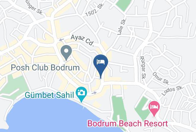 Bodrum - Otel Yahsi Maps