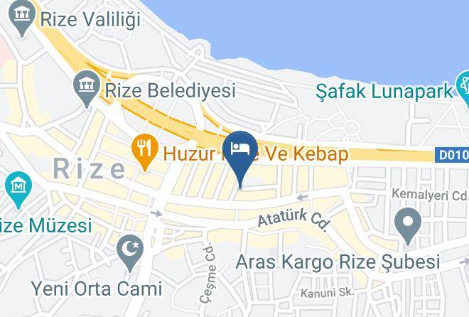 Rize Tophane - Otel Yalta Maps