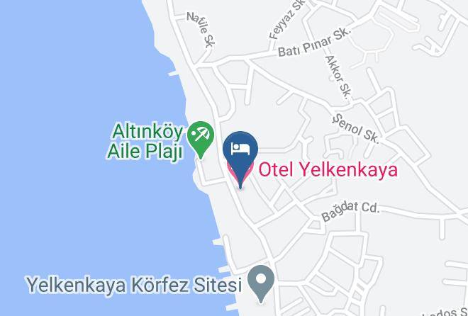 Darica - Otel Yelkenkaya Maps