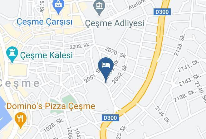 Cesme Otel Yeni Map - Izmir - Cesme