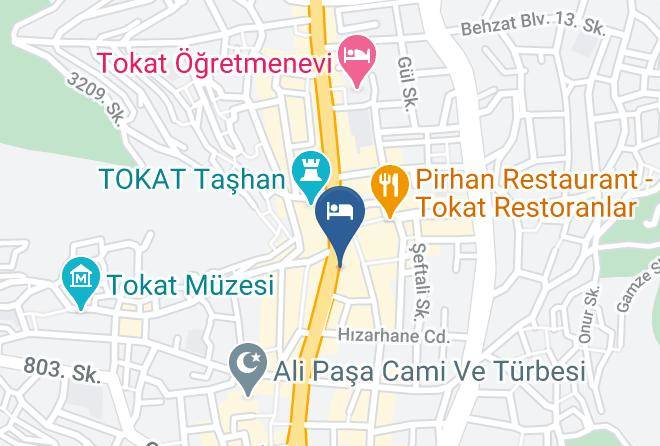 Tokat Yasmeydan - Otel Yeni Cinar Maps
