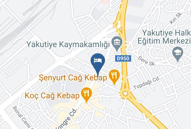Yakutiye - Hotel Yesil Artvin Maps