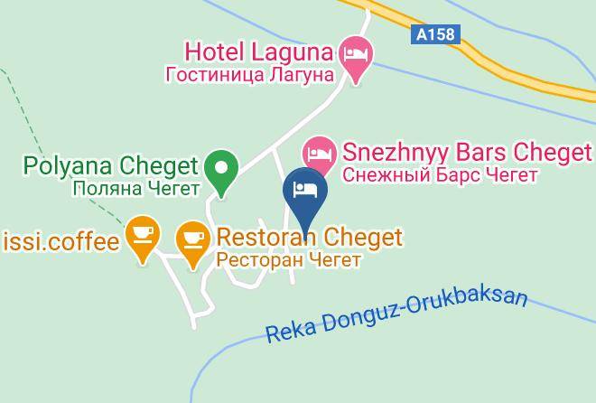 Otel' Zapovednaya Skazka Map