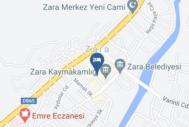 Zara - Otel Zara 2000 Maps