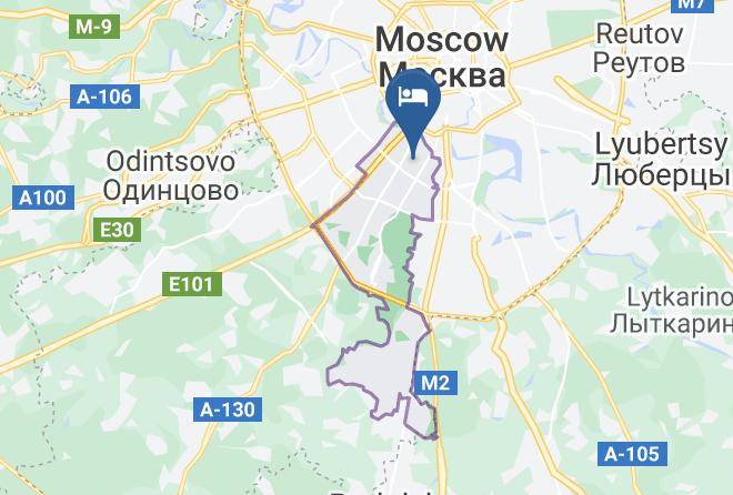 Moscow - Otel' Zelenyy Maps