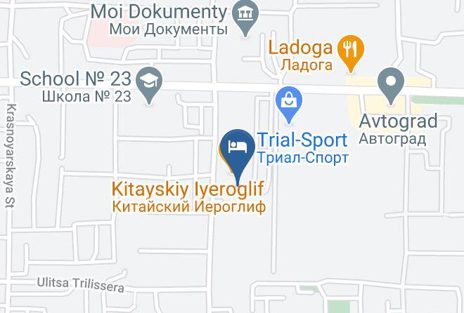 Irkutsk - Otel' Zvezda Irkutsk Maps