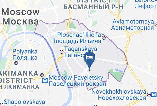 Moscow - Otelplus Volgogradskiy Prospekt 1 Maps