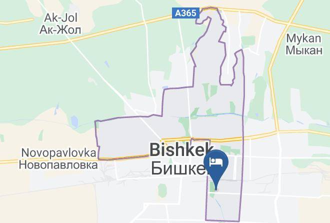 Bishkek - Albatroshotel Maps