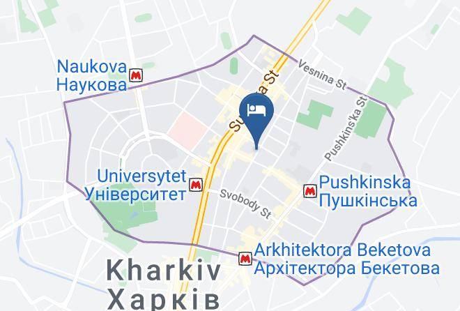 Kharkiv - Otely Eligiya Maps
