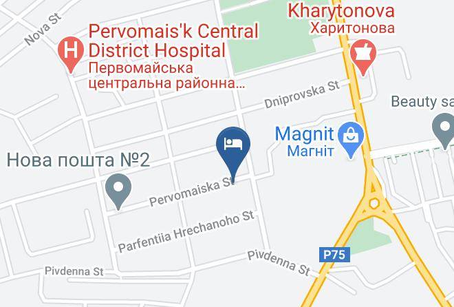 Pervomaisk Raion - Otely Maetok Maps