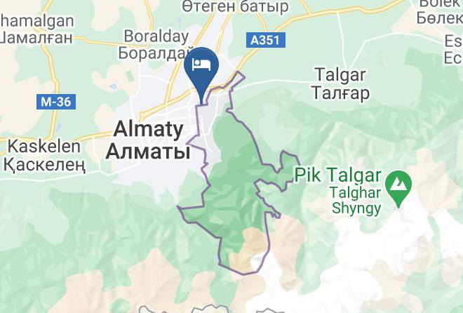 Almaty City - Relax Hotel Maps