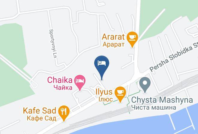 Otely Sauna Rusalochka Map