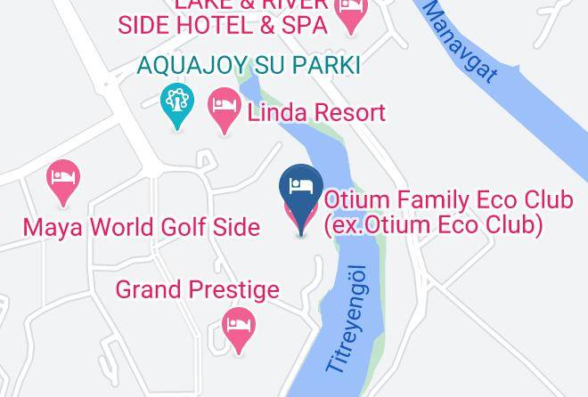 Manavgat - Otium Family Eco Club Maps
